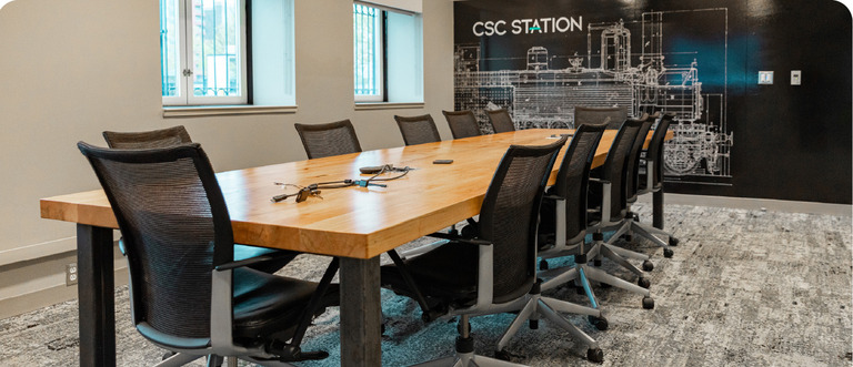 A CSC Station meeting room